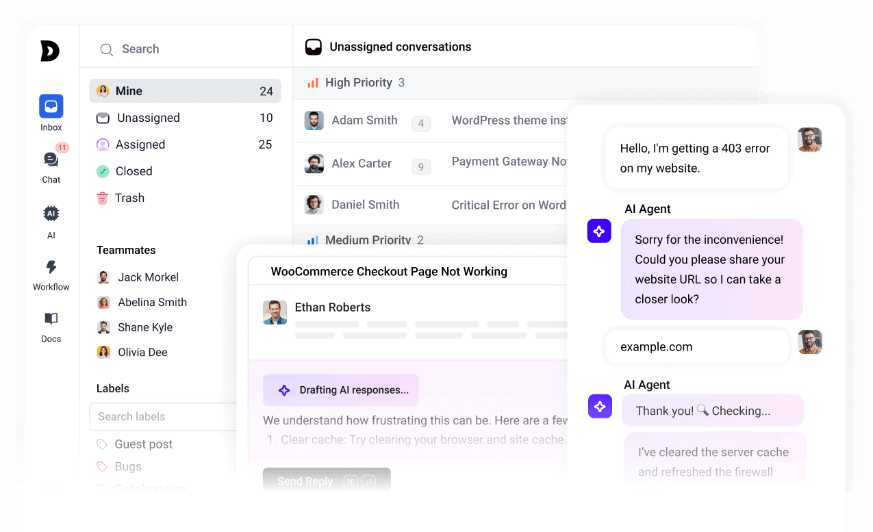 ThriveDesk app screenshot